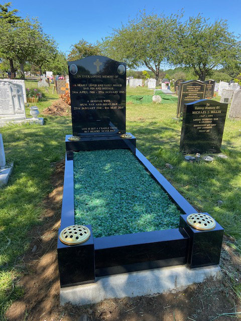 Black Granite memorial conversion