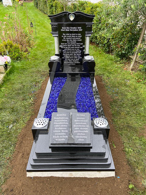 Bespoke full kerb memorial