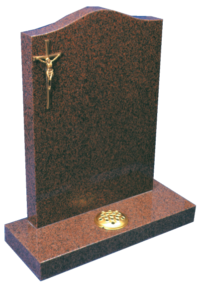 Granite Headstone - Striking coloured memorial