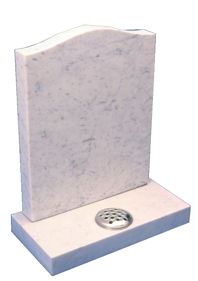 Marble Headstone - Standard ogee top