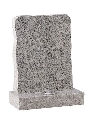 Granite Rustic Headstone - With rustic edges