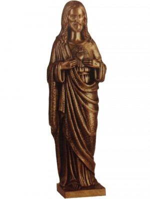 Sacred Heart – bronze effect